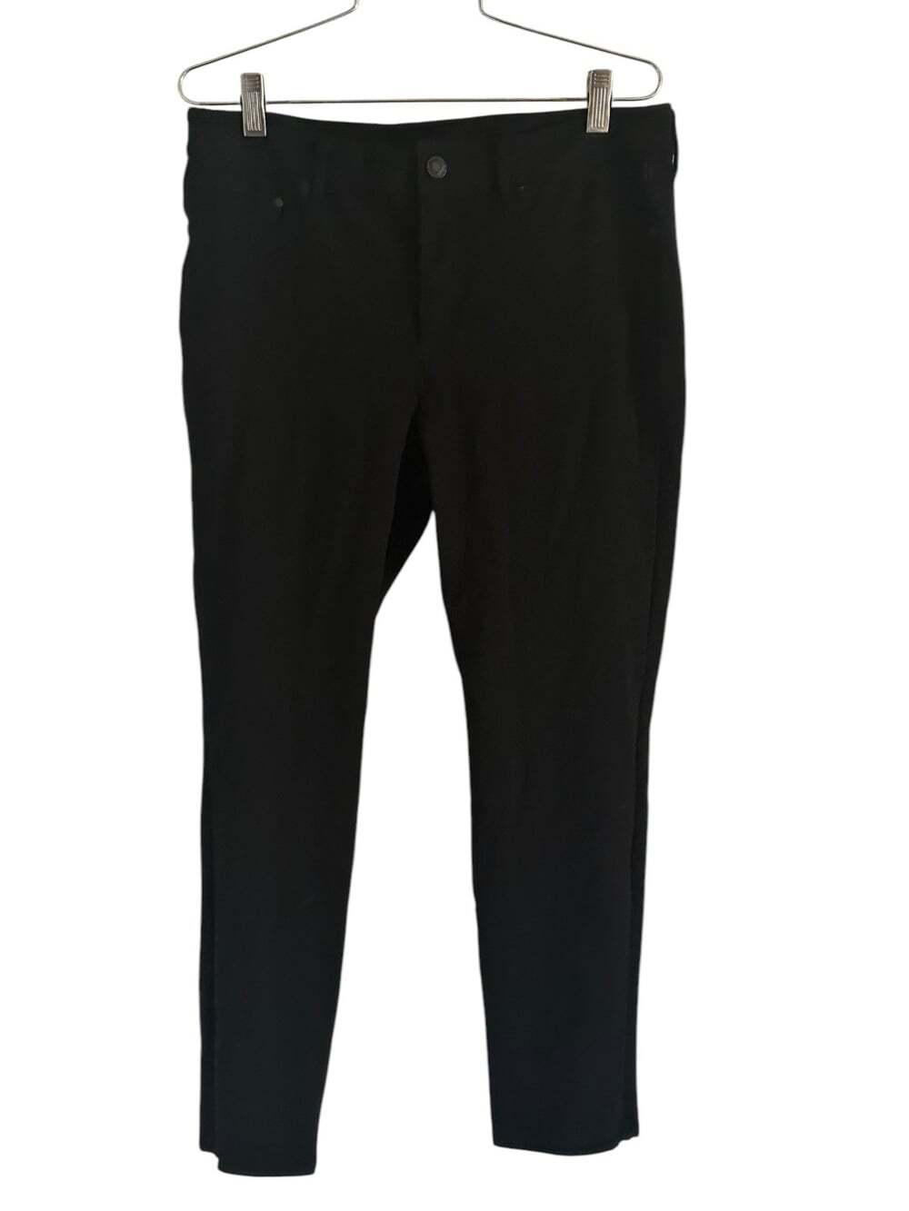 Eddie Bauer pants womens size T14 black skinny, ankle, flat front